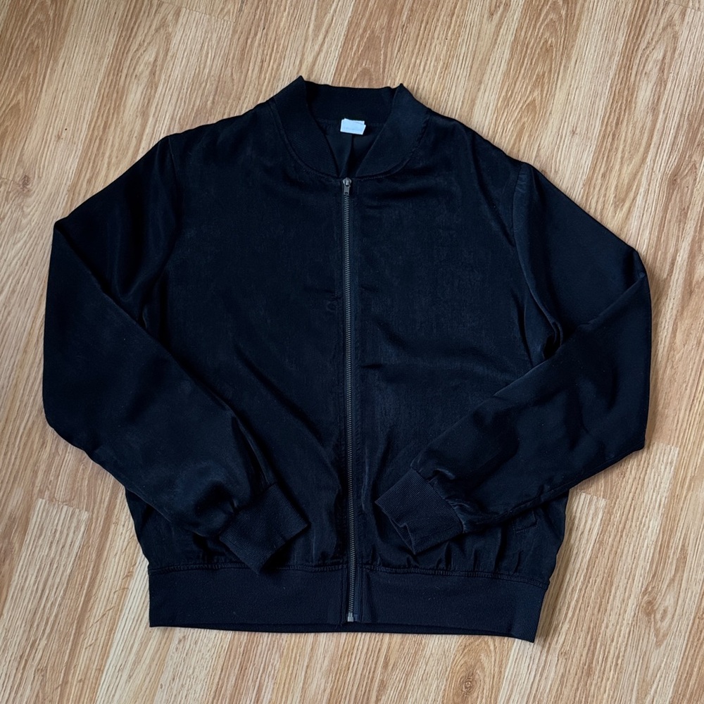 Melrose and Market Satin-ish Bomber - Size M
